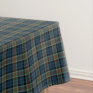 Clan Calhoun Marine-Blau und grüner schottischer Tischdecke
