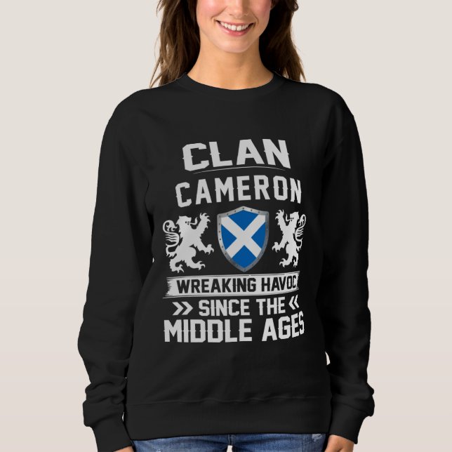 Clan CAMERON scottish family scotland mothers day  Sweatshirt (Vorderseite)