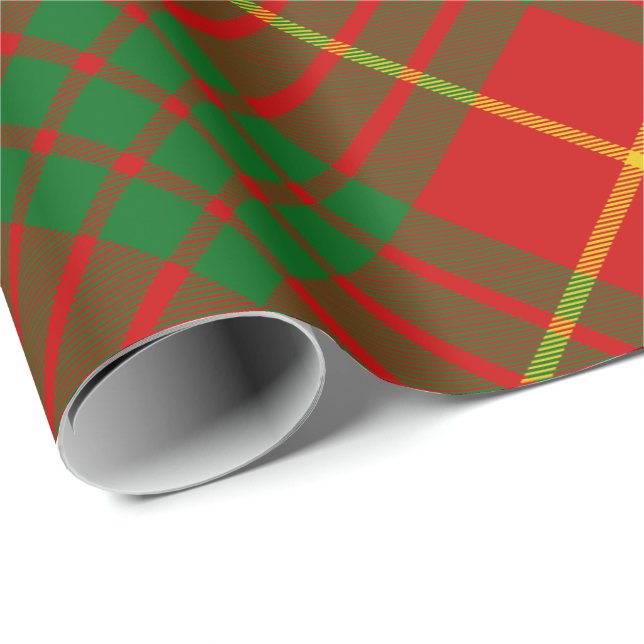 Clan Cameron Tartan Geschenkpapier (Rolleneckpunkt)