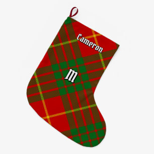 Clan Cameron Tartan Großer Weihnachtsstrumpf