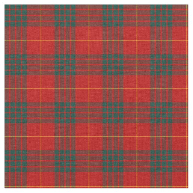 Clan Cameron Tartan Stoff (Nahaufnahme)