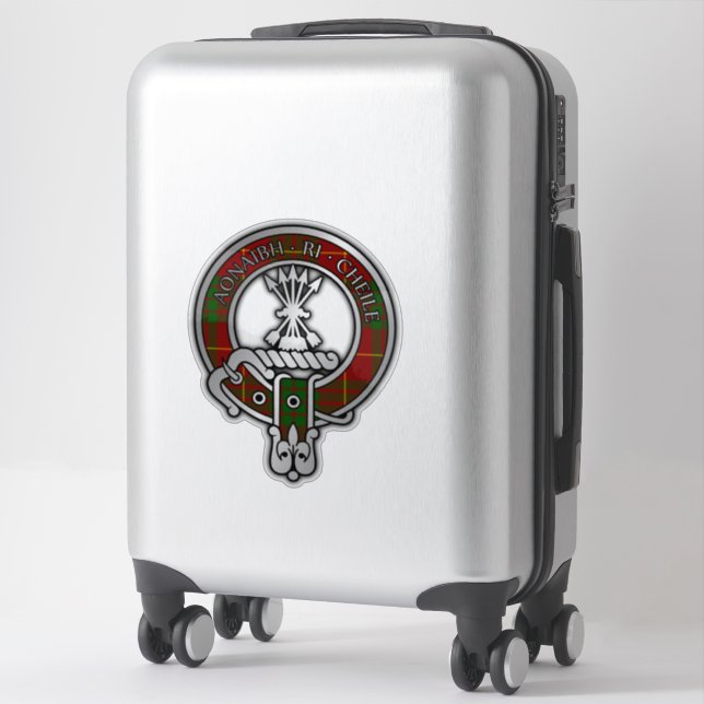 Clan Cameron Tartan Wappen Sticker (Koffer)