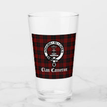 Clan Cameron Wappen Abzeichen & Tartan