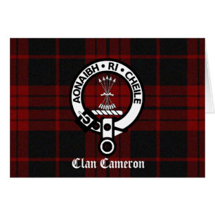 Clan Cameron Wappen & Tartan