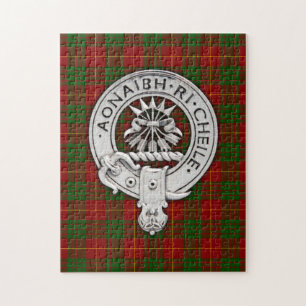 Clan Cameron Wappen & Tartan Puzzle