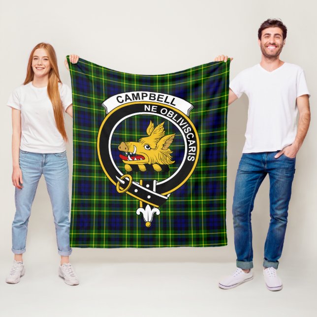 Clan Campbell Breadalbane Modernes Tartan Kariert Fleecedecke (Beispiel)