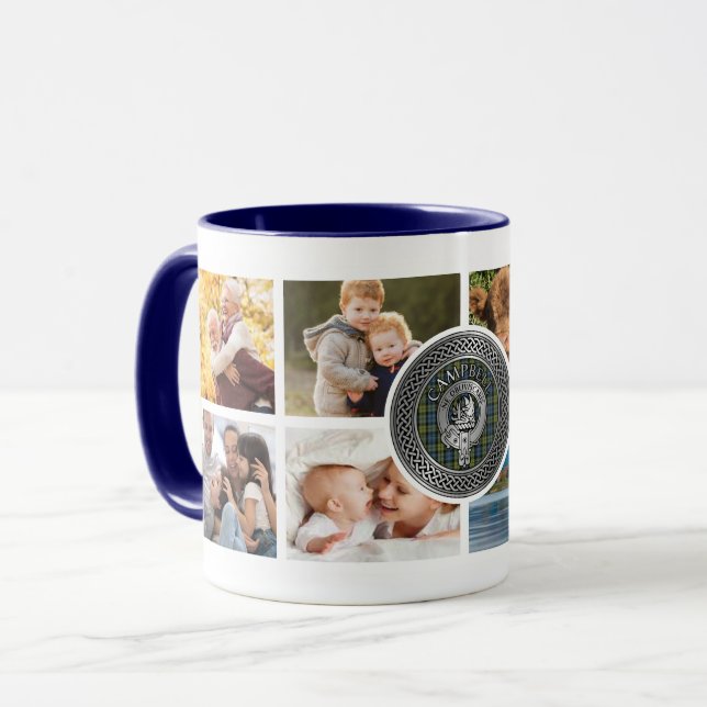 Clan Campbell Personalisierte Tasse (Vorderseite Links)
