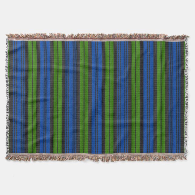 Clan Campbell Tartan Weft Throw Blanket Decke (Vorderseite)