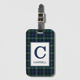 Clan Campbell von Argyll Tartan Mit Monogramm Gepäckanhänger