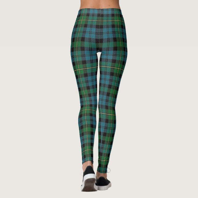 Clan Campbell von Loudoun Scottish Tartan Leggings (Rückseite)