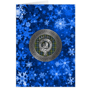 Clan Campbell Wappen & Tartan Knot