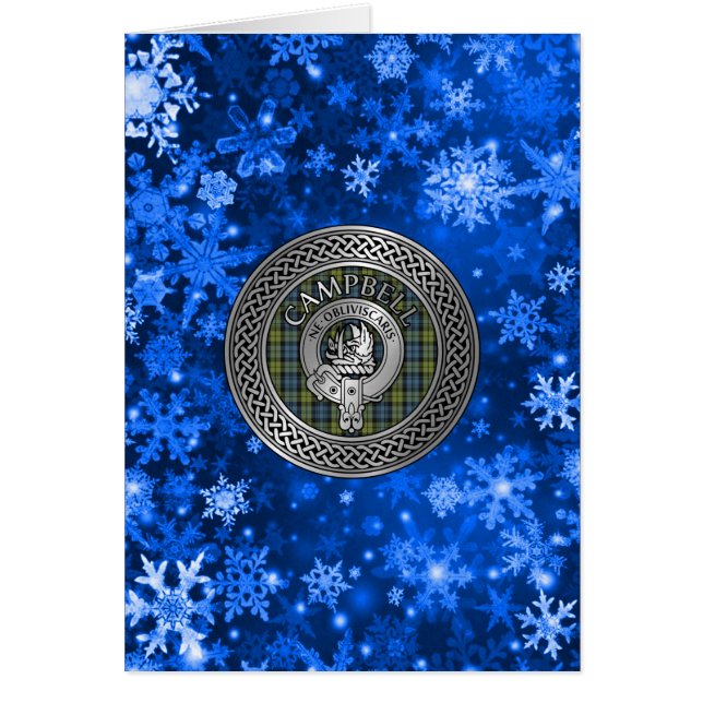 Clan Campbell Wappen & Tartan Knot (Vorne)