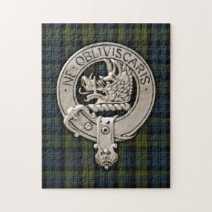 Clan Campbell Wappen & Tartan Puzzle