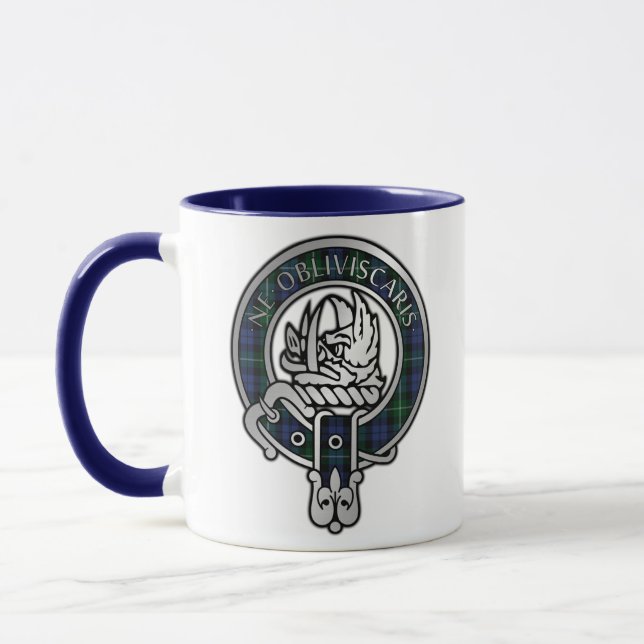 Clan Campbell Wappen & Tartan Tasse (Links)
