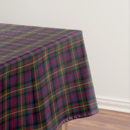 Clan Carnegie Dark Blue und Red Scottish Tartan Tischdecke