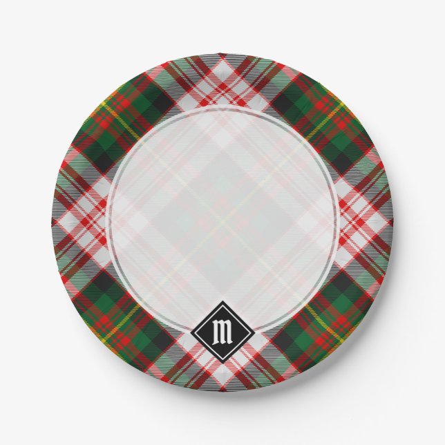 Clan Carnegie Dress Tartan Pappteller (Vorderseite)
