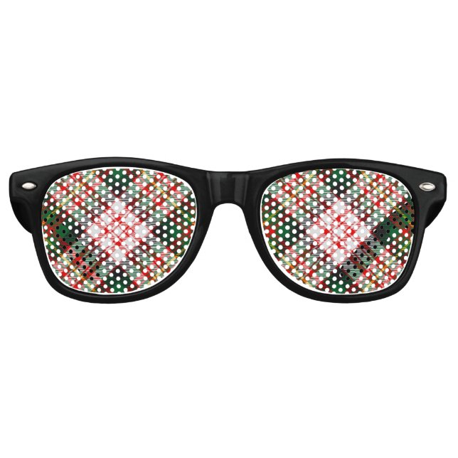 Clan Carnegie Dress Tartan Partybrille (Vorderseite)