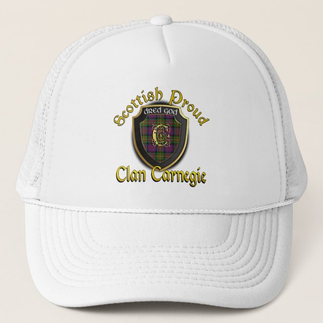 Clan Carnegie Scottish Dynsty Cap Truckerkappe (Vorderseite)