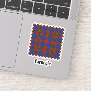 Clan Carnegie Tartan Aufkleber