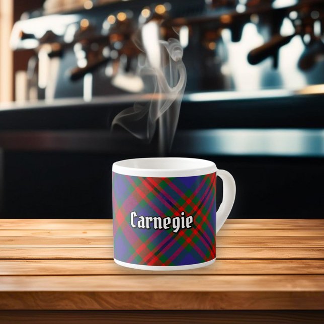 Clan Carnegie Tartan Espressotasse (Von Creator hochgeladen)
