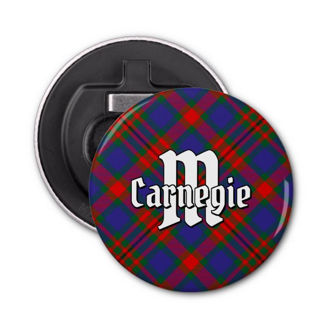 Clan Carnegie Tartan Flaschenöffner (Vorderseite)