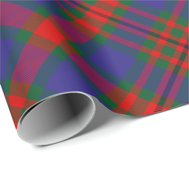 Clan Carnegie Tartan Geschenkpapier (Rolleneckpunkt)