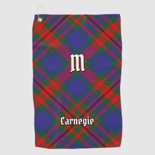 Clan Carnegie Tartan Golfhandtuch