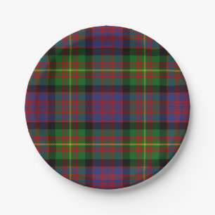 Clan Carnegie Tartan Pappteller