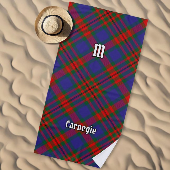 Clan Carnegie Tartan Strandtuch (Von Creator hochgeladen)