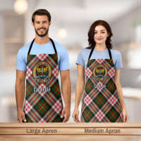 Clan Carnegie Wappen über Dress Tartan