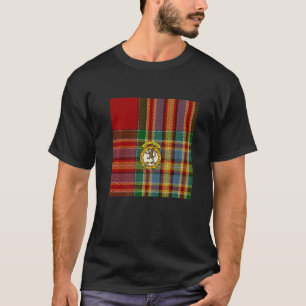 Clan Chattan Schottisches Wappen und Tartan   T-Shirt