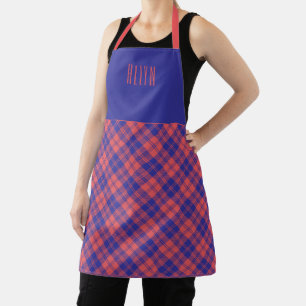 Clan Chef MacGregor Tartan Karomuster Name Schürze