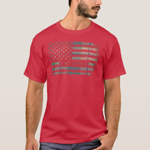 Clan Chisholm Colonial Scottish tartan US flagge k T-Shirt