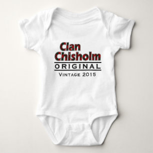 Clan Chisholm Vintag anpassen Baby Strampler