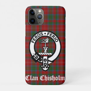 Clan Chisholm Wappen Abzeichen & Tartan Case-Mate iPhone Hülle
