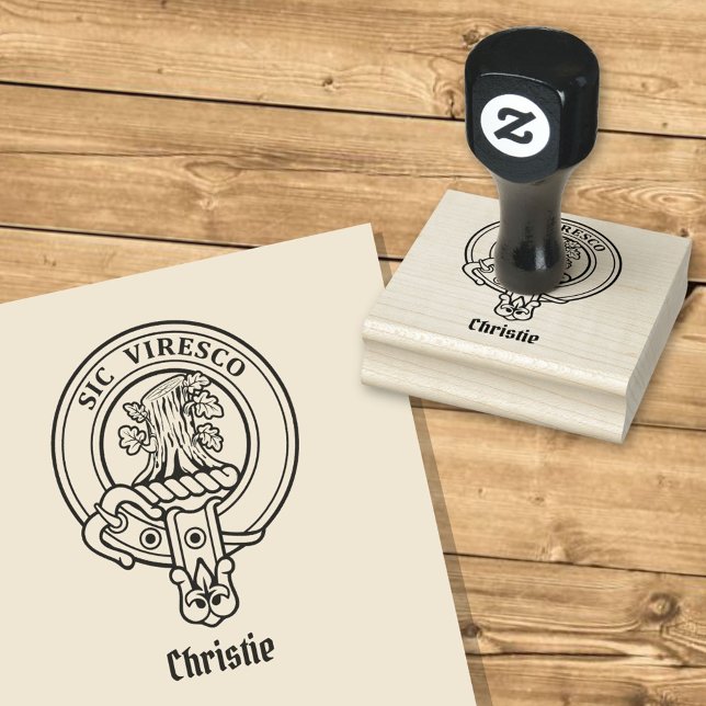 Clan Christie Crest Gummistempel (Von Creator hochgeladen)