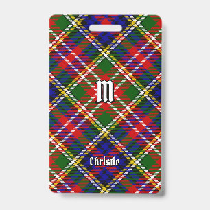 Clan Christie Tartan Ausweis