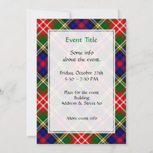Clan Christie Tartan Einladung
