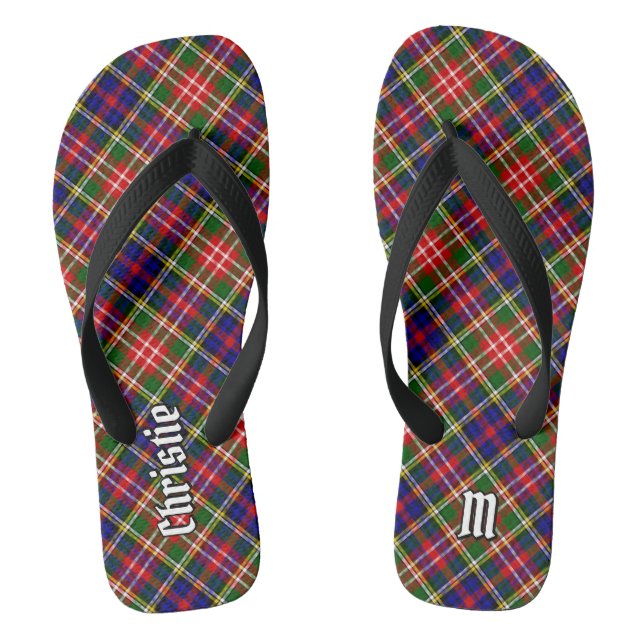 Clan Christie Tartan Flip Flops (Fußbett)