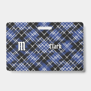 Clan Clark Tartan Ausweis