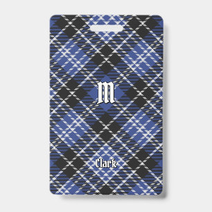 Clan Clark Tartan Ausweis