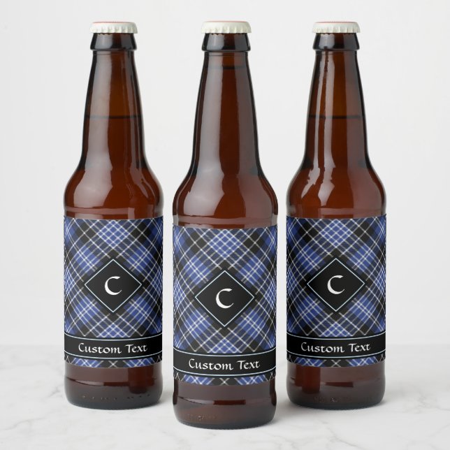 Clan Clark Tartan Bierflaschenetikett (Flaschen)