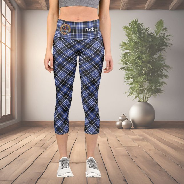 Clan Clark Tartan Capri Leggings (Von Creator hochgeladen)