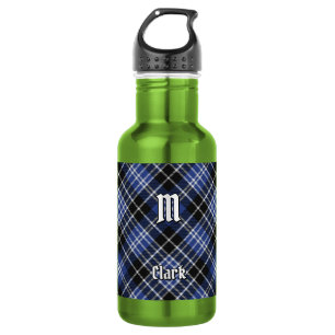 Clan Clark Tartan Edelstahlflasche