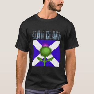 Clan Clark Tartan Scottish Family Name Scotland Pr T-Shirt