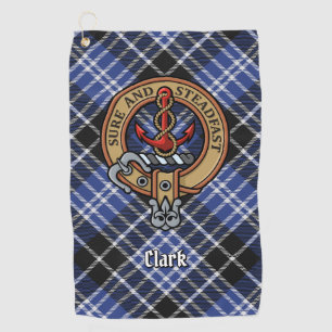 Clan Clark Wappen Golfhandtuch