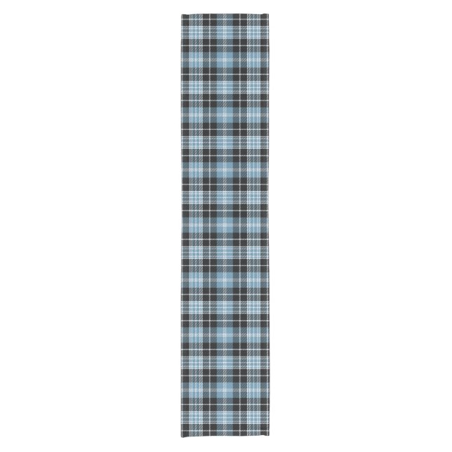 Clan-ClarkTartan Kurzer Tischläufer (Vorderseite)