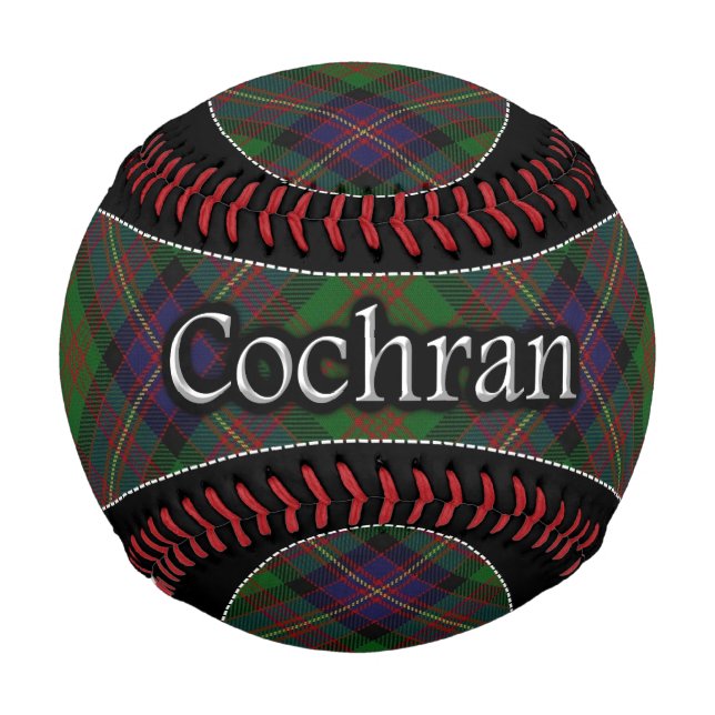Clan Cochran Cochrane Scottish Dream Tartan Baseball (Vorderseite)