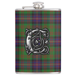 Clan Cochrane Cochran Tartan Old Scottish Flachmann