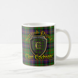 Clan Cochrane schottische stolze Schalen-Tassen Kaffeetasse